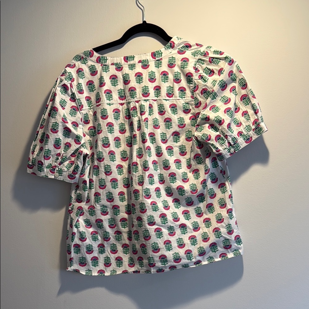 Colorful Patterned Blouse - Picture 2 of 4